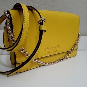 ‼️PRICE IS FIRM‼️NEW💖Kate Spade Cameron MONOTONE Yellow Crossbody💖